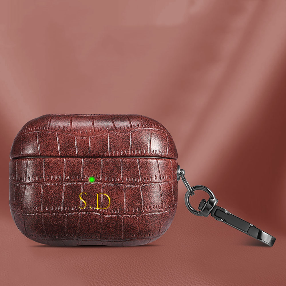 For Airpods 1 2 3 4 Pro 2 Luxu - огляд і ціна Monogram Keychain Leather