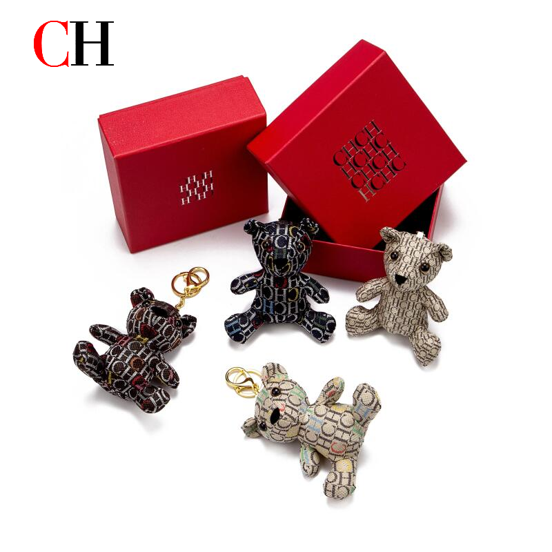 CH Bear Plush Keychain Monogra - огляд і ціна Monogram Keychain Leather