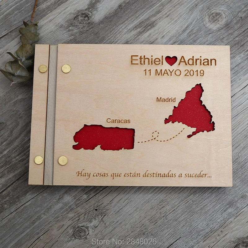 Map engraved wedding guestbook - огляд і ціна Custom Star Map