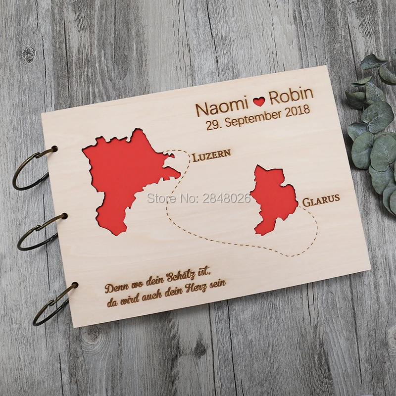 Rustic personalized wedding gu - огляд і ціна Custom Photo Book