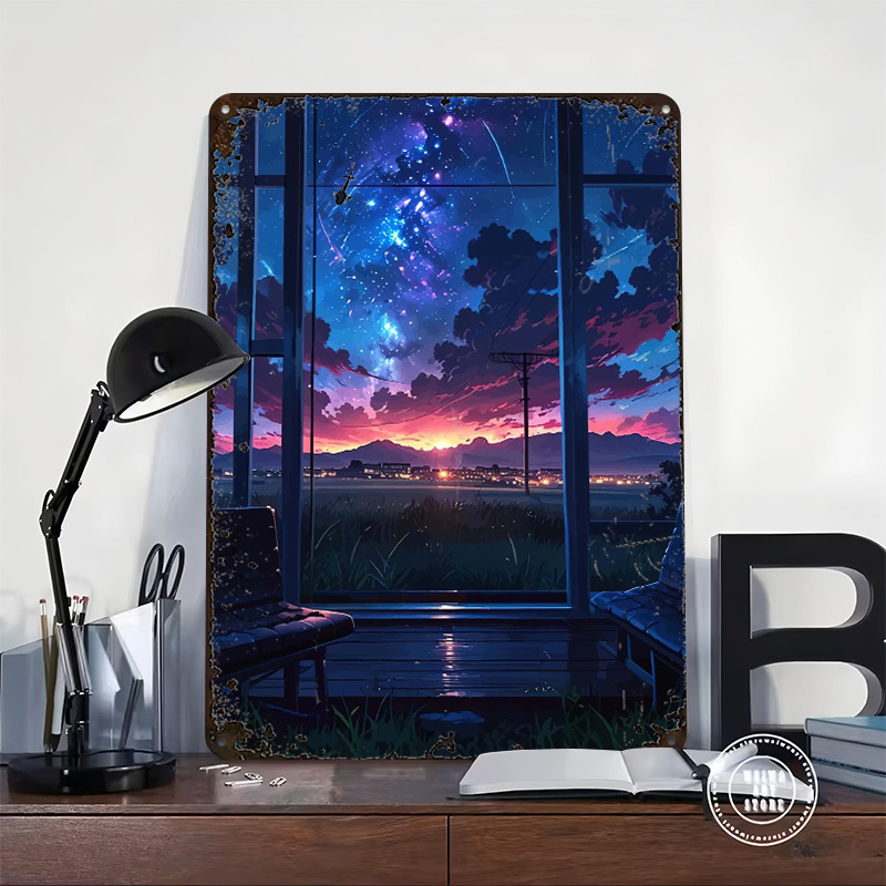 Anime Window View of Starry Ni - огляд і ціна Custom Night Sky