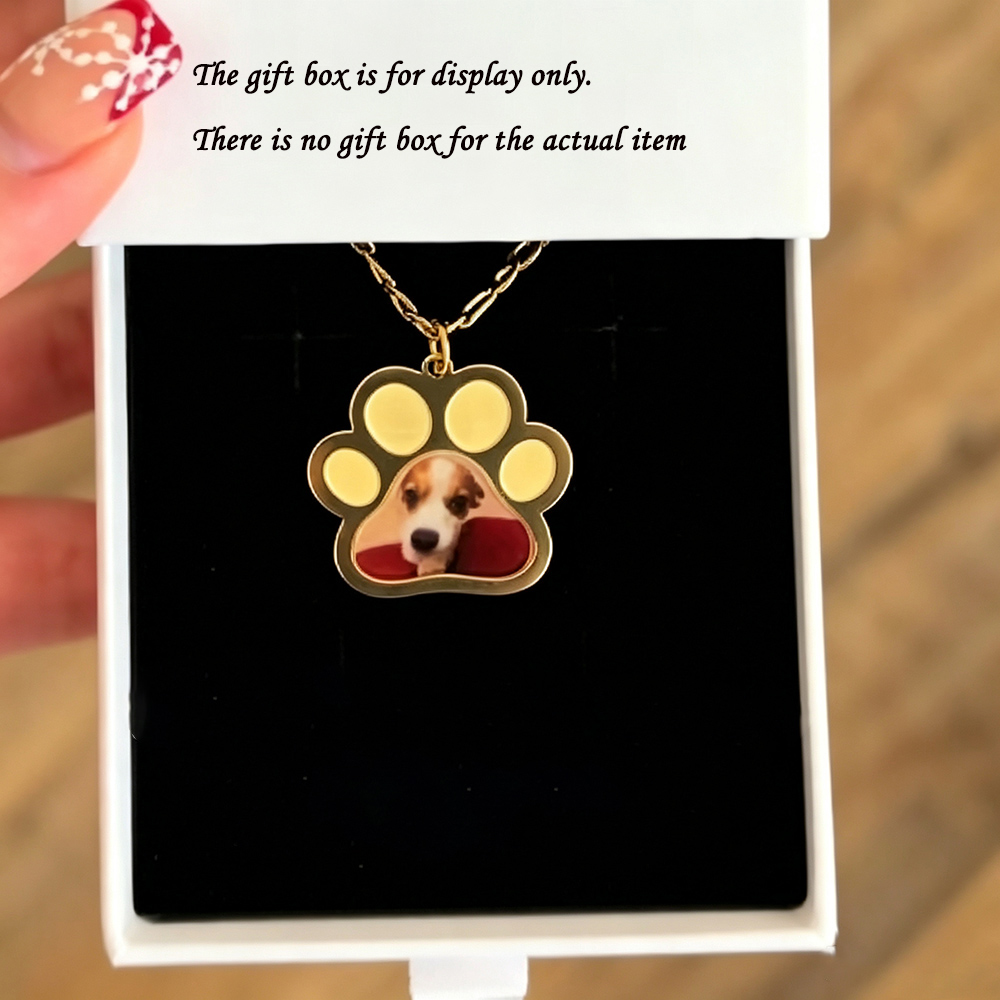 Personalized Pet Paw Colors Pr - огляд і ціна Name Necklace Custom