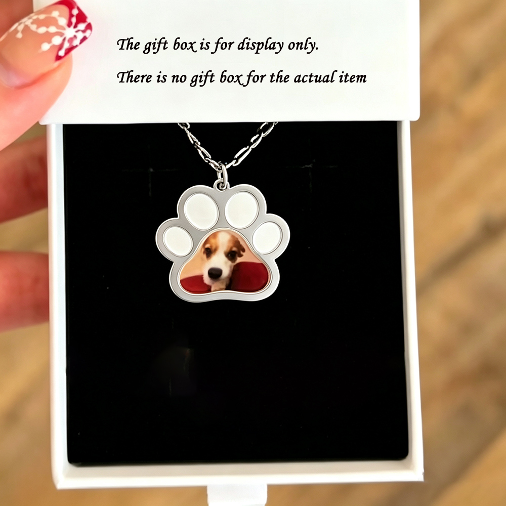 Personalized Pet Paw Colors Pr - огляд і ціна Name Necklace Custom