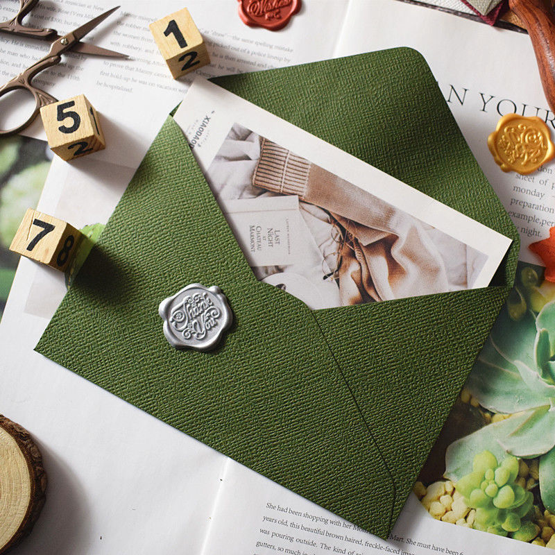 50pcs/lot 20.1x15.1cm Envelope - огляд і ціна Wax Seal Letter Kit
