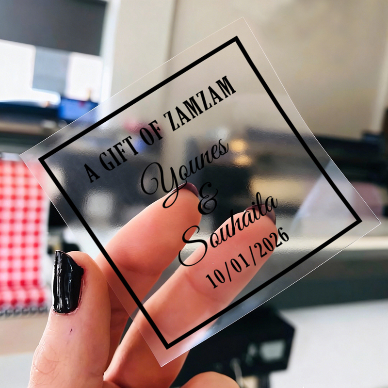 50PCS Square Personalized Wedd - огляд і ціна Personalised Candle Label