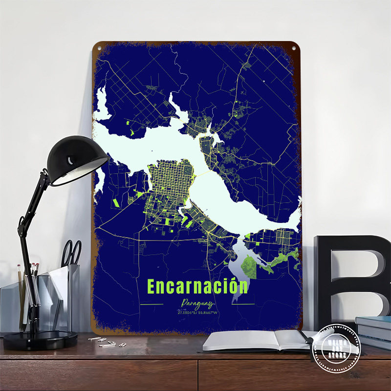 Encarnación Decoration Home De - огляд і ціна Custom Map Poster