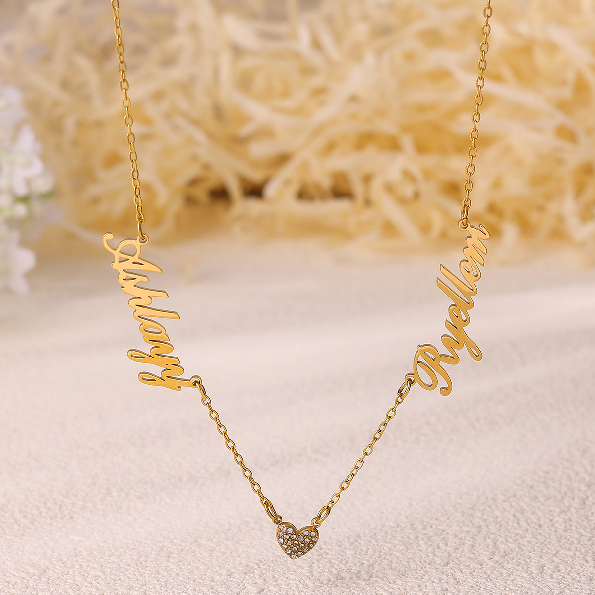 Custom Two Name Necklace For W - огляд і ціна Name Necklace Custom