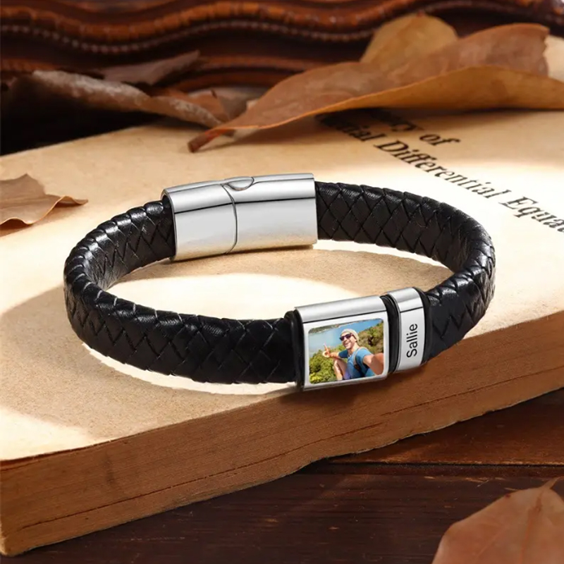 Personalized Photo Name Bracel - огляд і ціна Coordinates Bracelet
