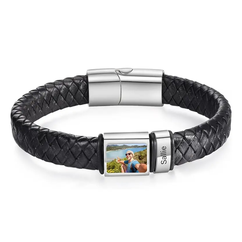 Personalized Photo Name Bracel - огляд і ціна Coordinates Bracelet