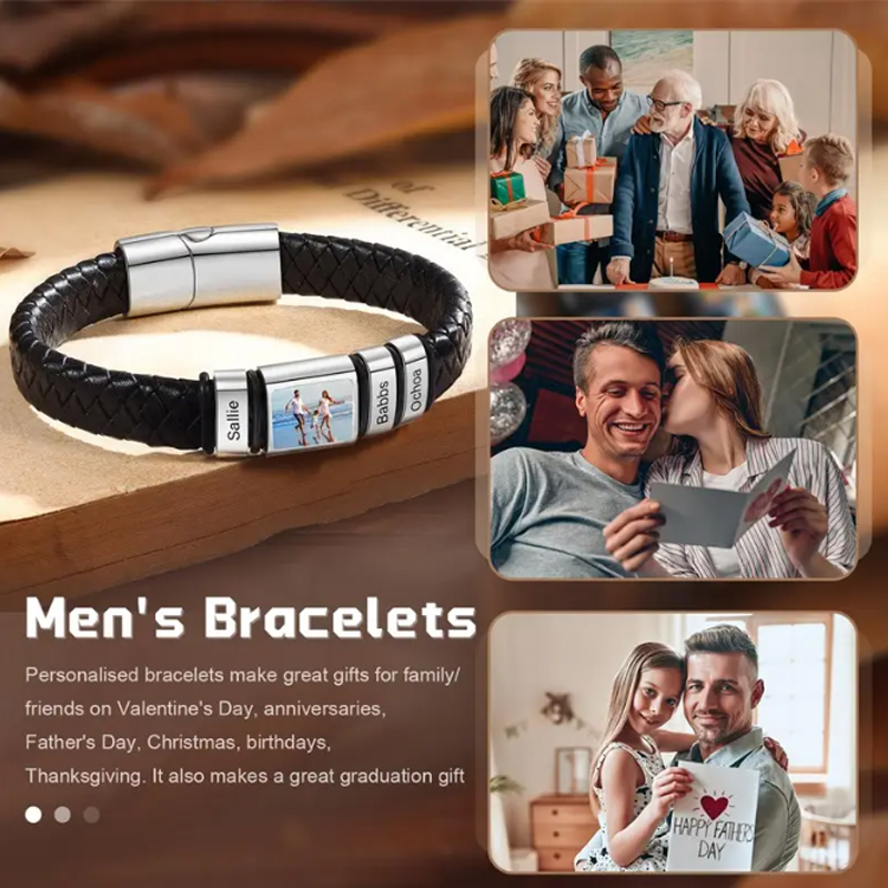Personalized Photo Name Bracel - огляд і ціна Coordinates Bracelet