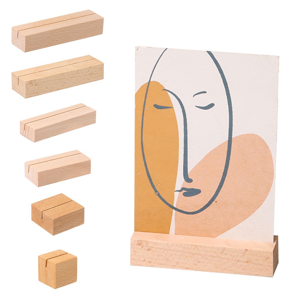 Picture Frame Base Desk Card N - огляд і ціна Engraved Wood Frame