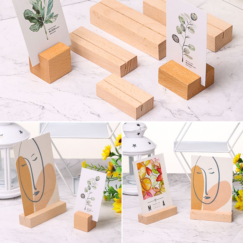 Picture Frame Base Desk Card N - огляд і ціна Engraved Wood Frame