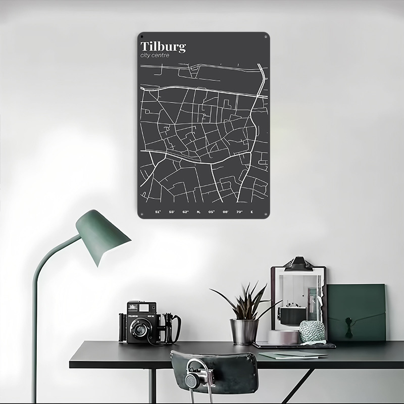 Tilburg City Centre Map Printe - огляд і ціна Custom Map Poster