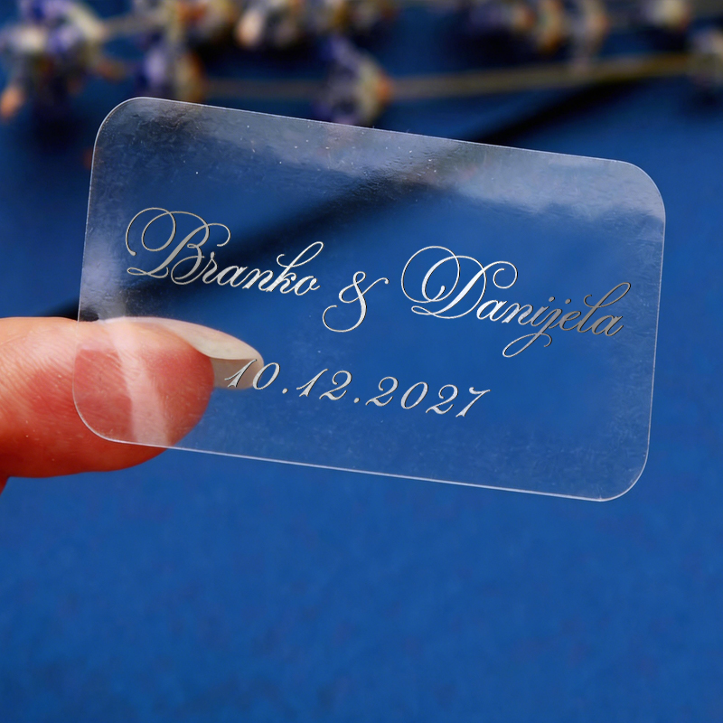 50 Personalized Rectangular St - огляд і ціна Personalised Candle Label