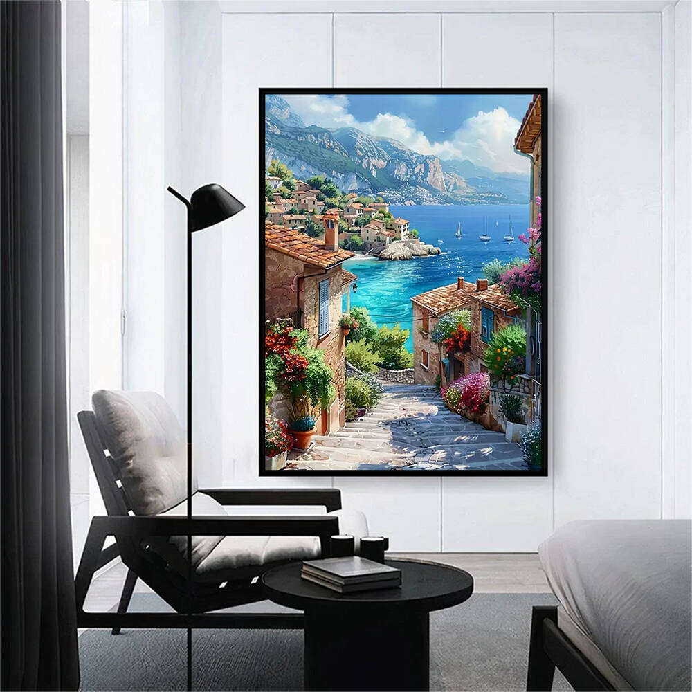 1pc frameless  Diamond Paintin - огляд і ціна Photo Mosaic Print
