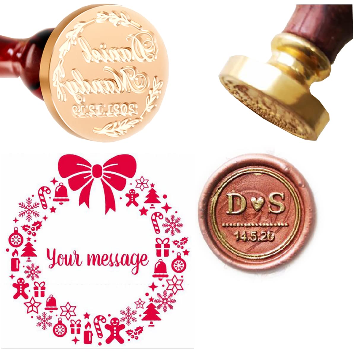 Custom Letter Wax Seal Stamp K - огляд і ціна Wax Seal Letter Kit
