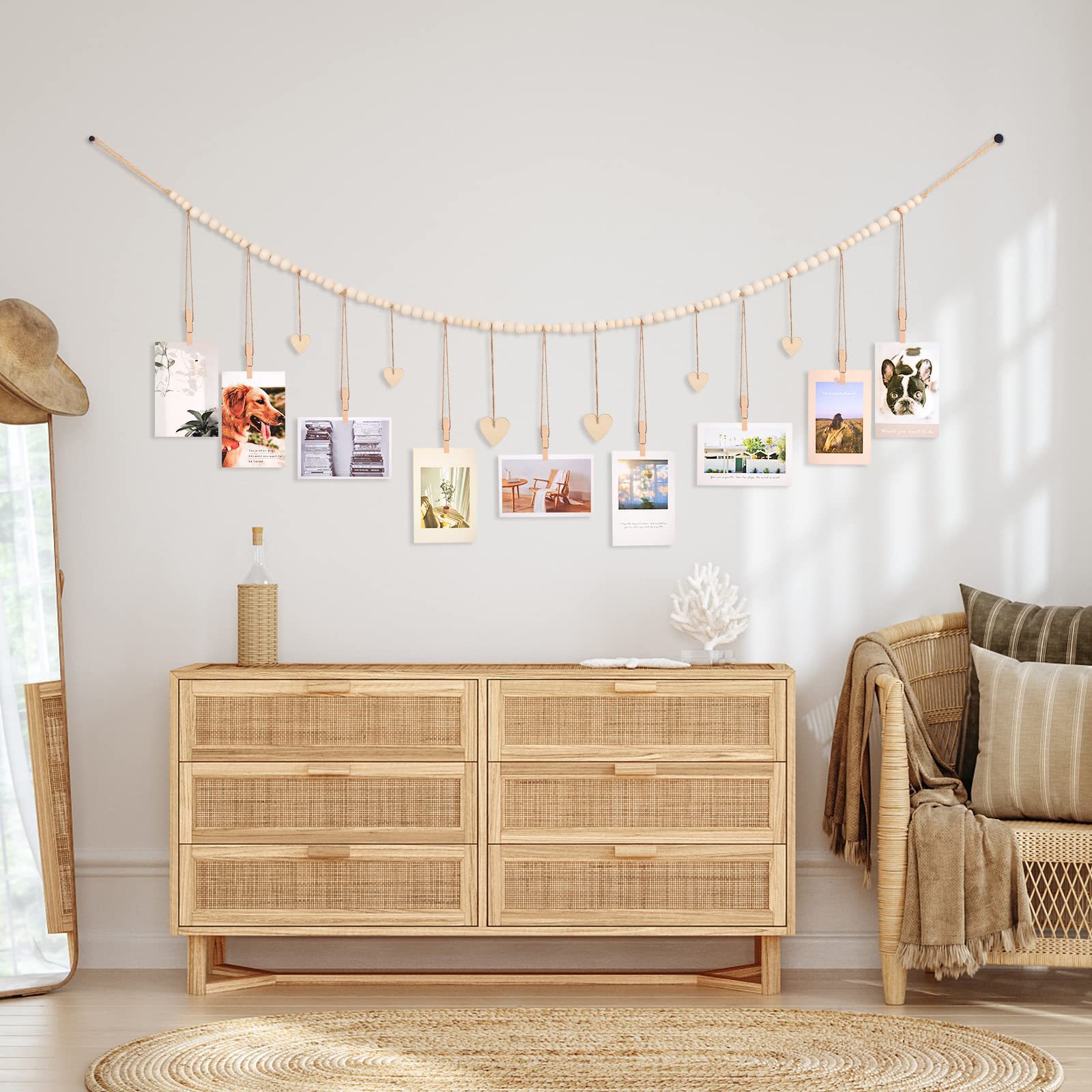 Hanging Photo Display Wall Dec - огляд і ціна Engraved Wood Frame
