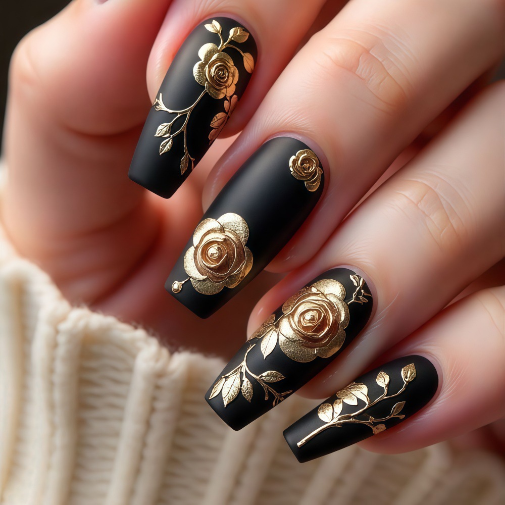 3D fake nails for women girls  - огляд і ціна Pressed Flower Art