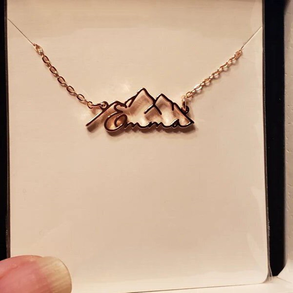 Custom Name Necklace Fashion P - огляд і ціна Birth Flower Necklace