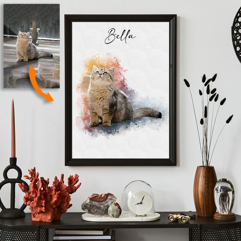Custom Pet Portrait from Photo - огляд і ціна Pet Portrait Custom