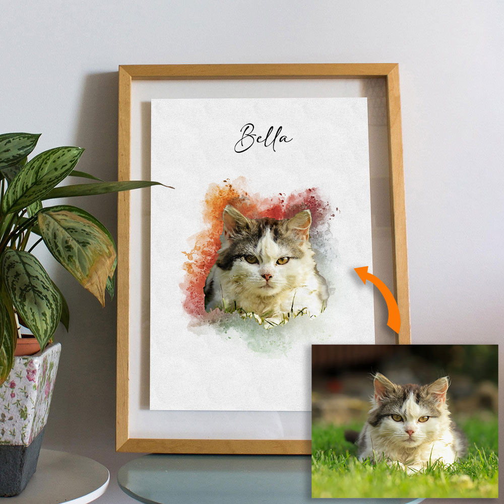 Custom Pet Portrait from Photo - огляд і ціна Pet Portrait Custom