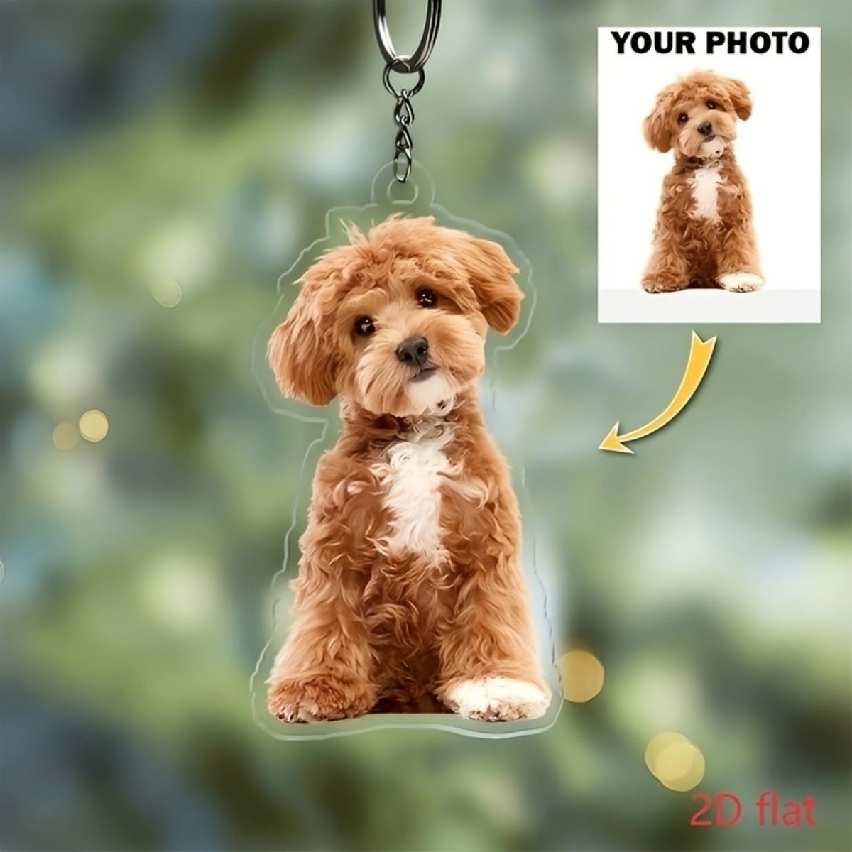 Custom Photo Keychain – Person - огляд і ціна Pet Portrait Custom