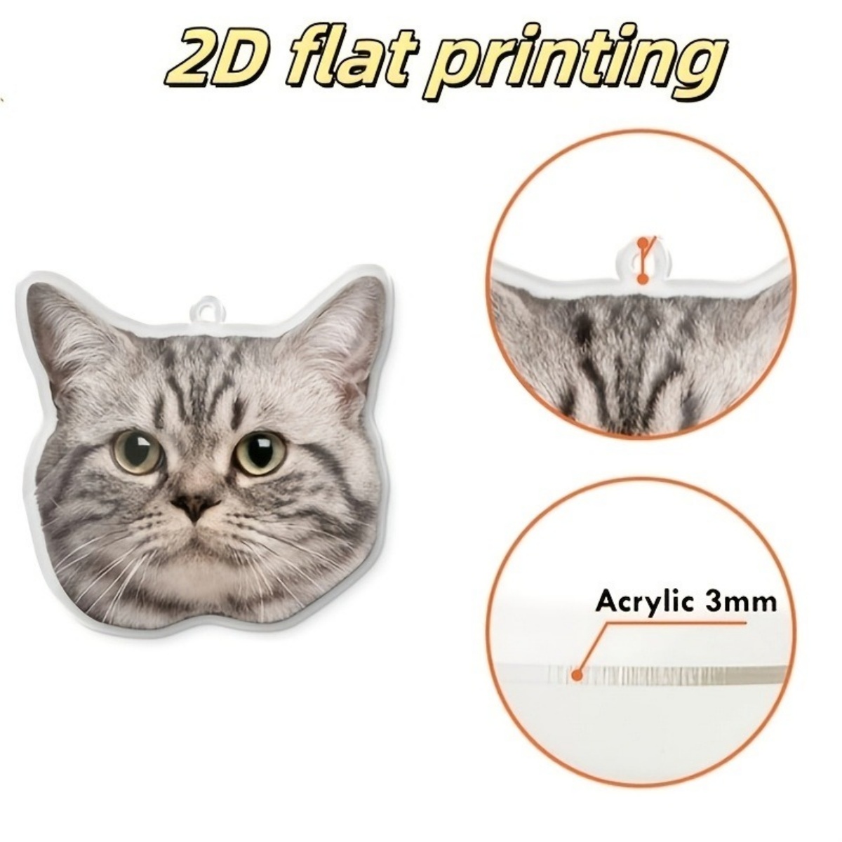 Custom Photo Keychain – Person - огляд і ціна Pet Portrait Custom