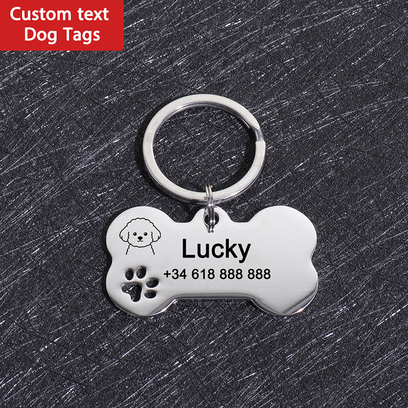 Custom Name Dog Tags Personali - огляд і ціна Pet Portrait Custom