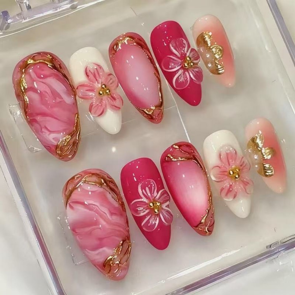 24PCS Luxury Emerald Green Flo - огляд і ціна Pressed Flower Art