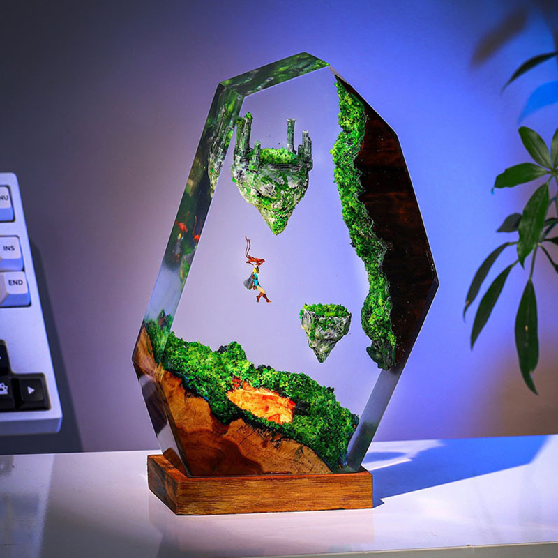 Resin Table Lamp Sky Island Mo - огляд і ціна Custom Night Sky