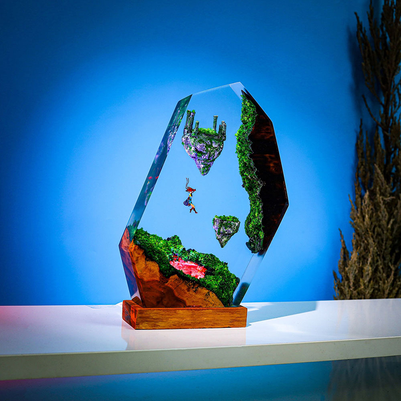 Resin Table Lamp Sky Island Mo - огляд і ціна Custom Night Sky