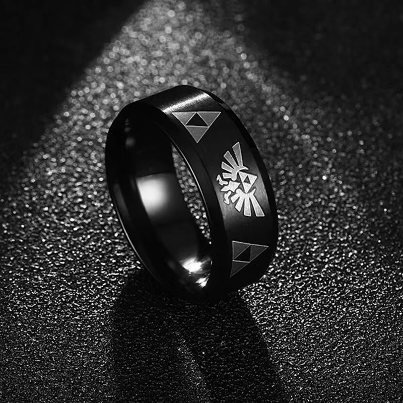 Fashion Anime Triforce Triangl - огляд і ціна Initial Ring Custom