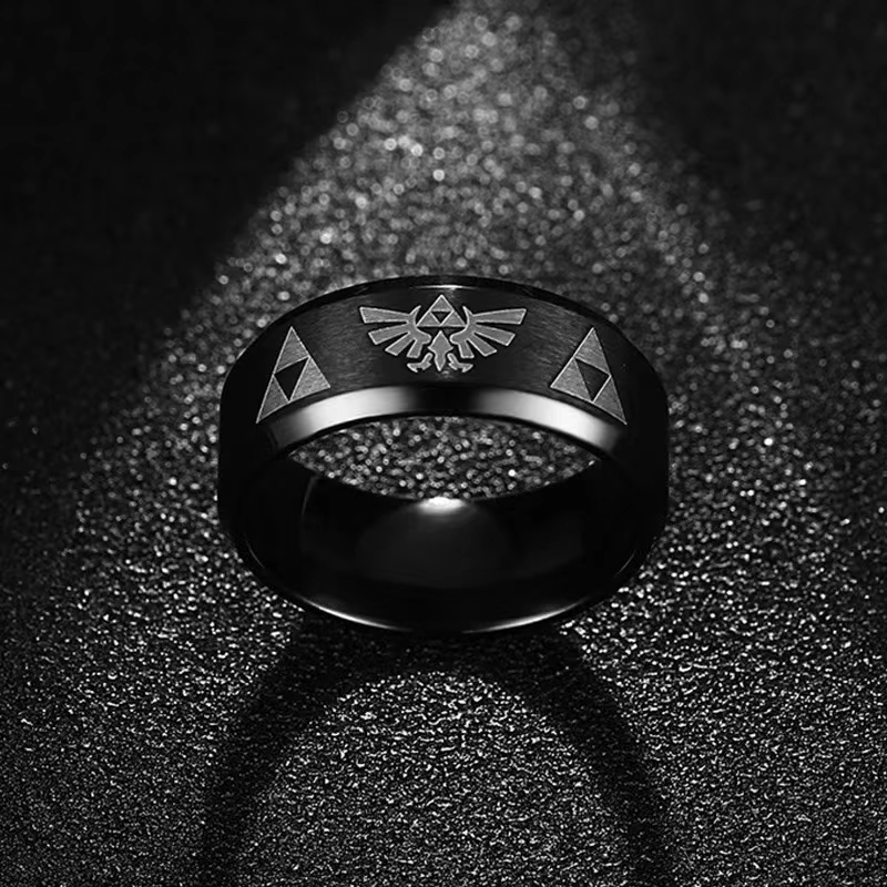 Fashion Anime Triforce Triangl - огляд і ціна Initial Ring Custom