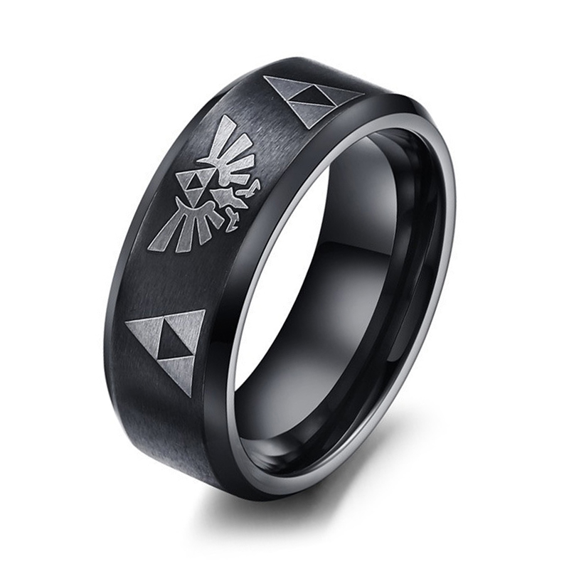 Fashion Anime Triforce Triangl - огляд і ціна Initial Ring Custom