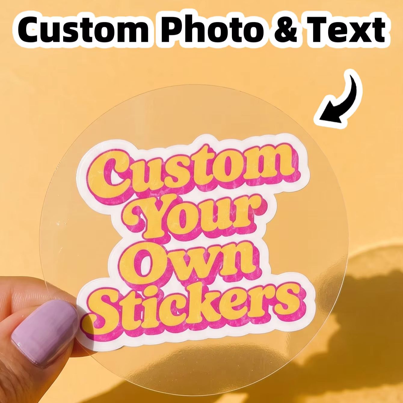 1-180Pcs Transparent Waterproo - огляд і ціна Personalised Candle Label