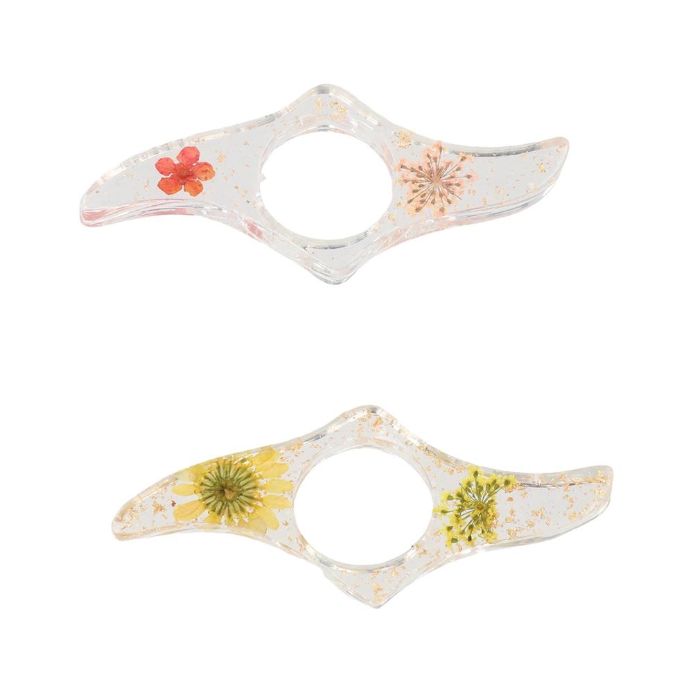 Book Accessories Acrylic Thumb - огляд і ціна Dried Flower Bookmark