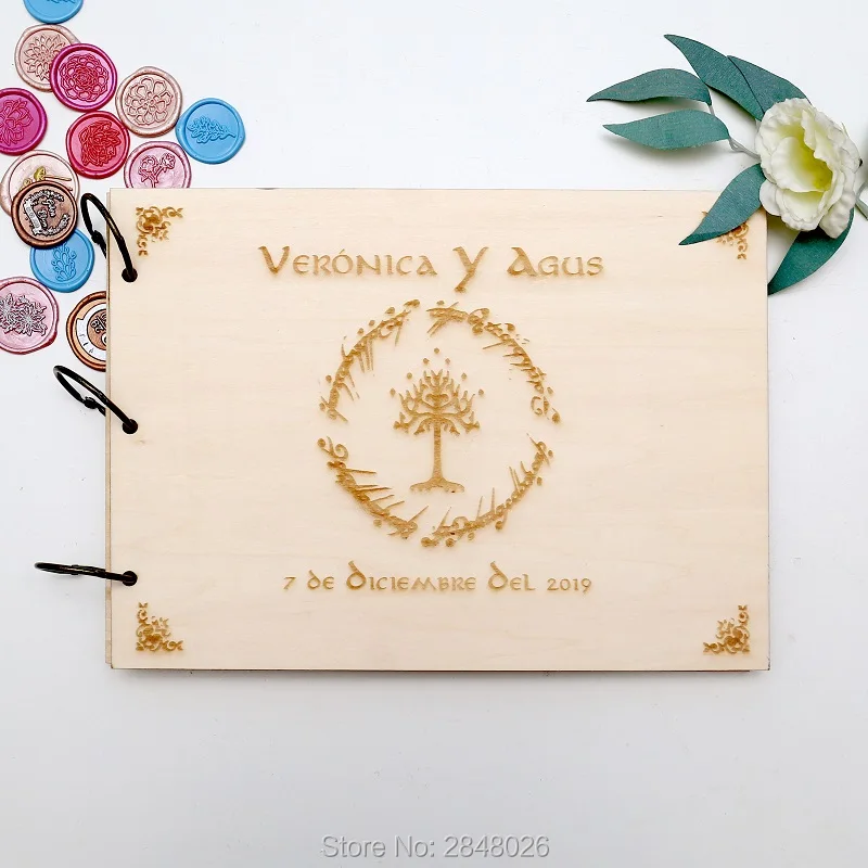 Rustic personalized wedding gu - огляд і ціна Custom Photo Book