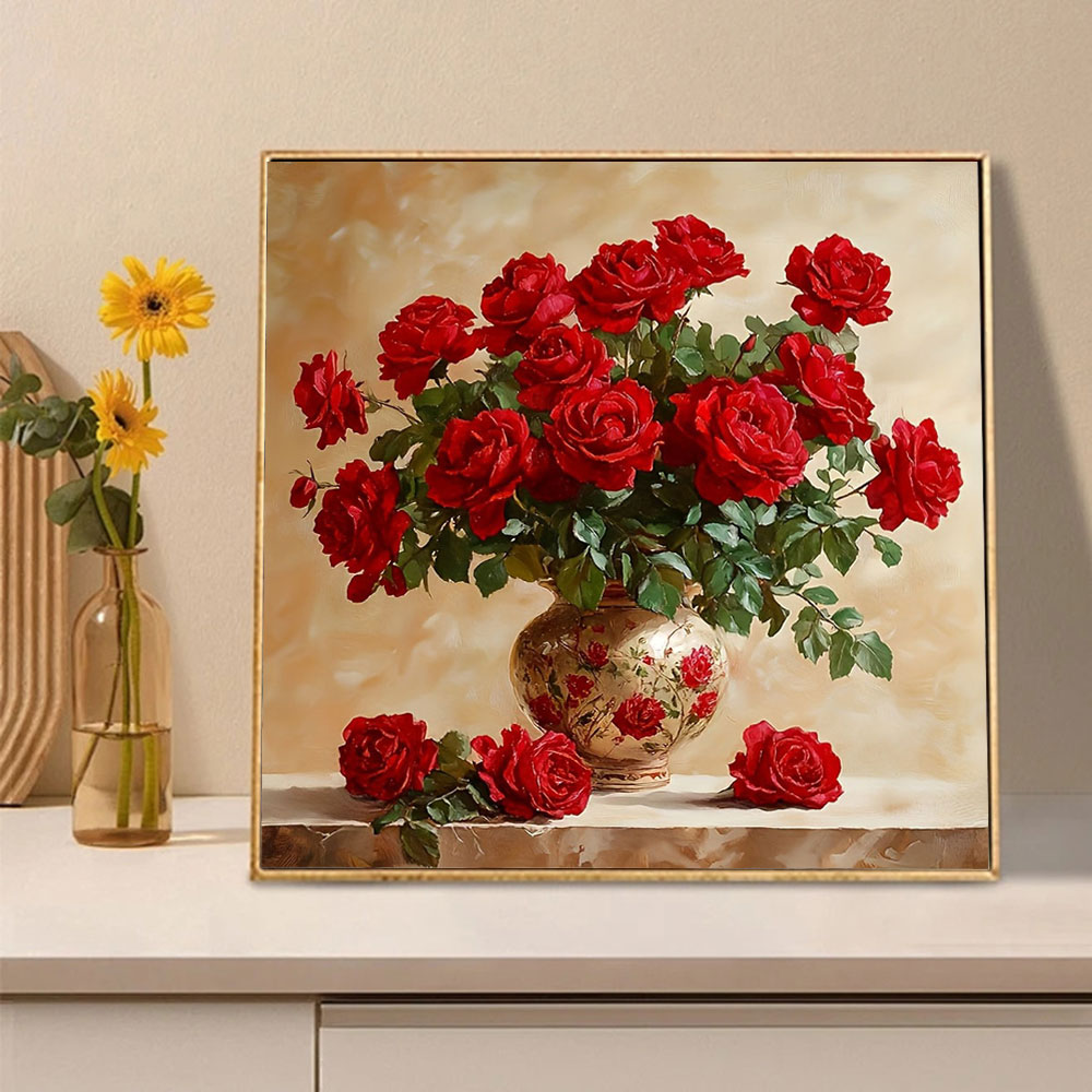 Rose Diamond Painting Full Squ - огляд і ціна Photo Mosaic Print