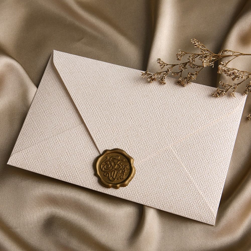 10Pcs Linen Texture Retro Enve - огляд і ціна Wax Seal Letter Kit