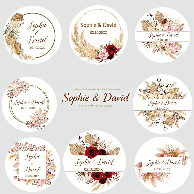 Personalized Boho Dried Pampas - огляд і ціна Personalized Name Box