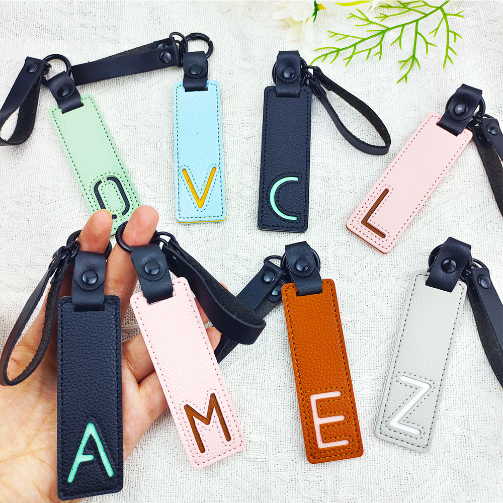 Classic Pu Leather Keychain A- - огляд і ціна Monogram Keychain Leather