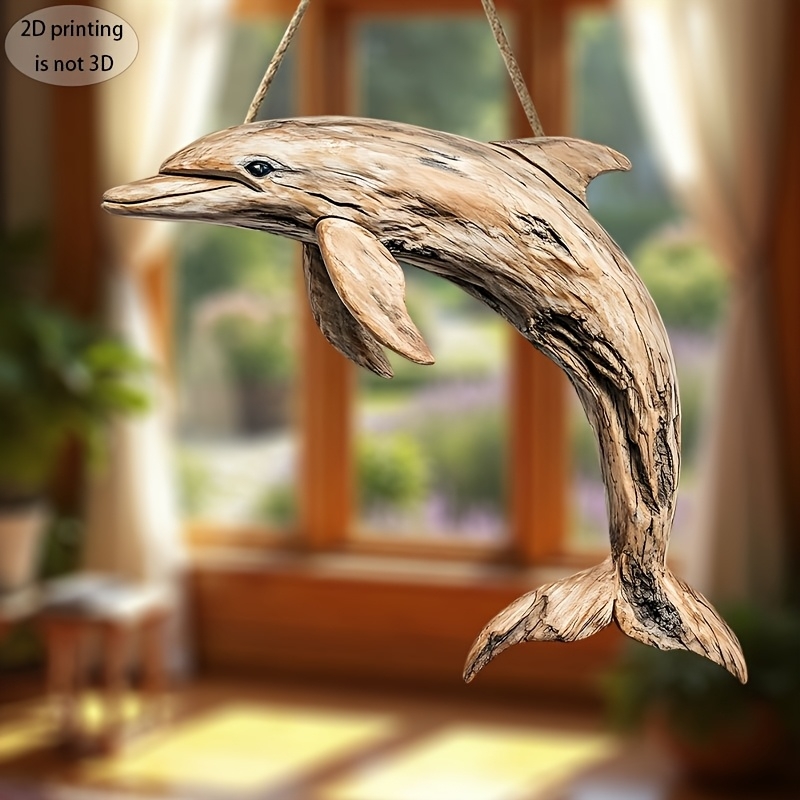 2D 10in Elegant Dolphin Wooden - огляд і ціна Family Tree Print