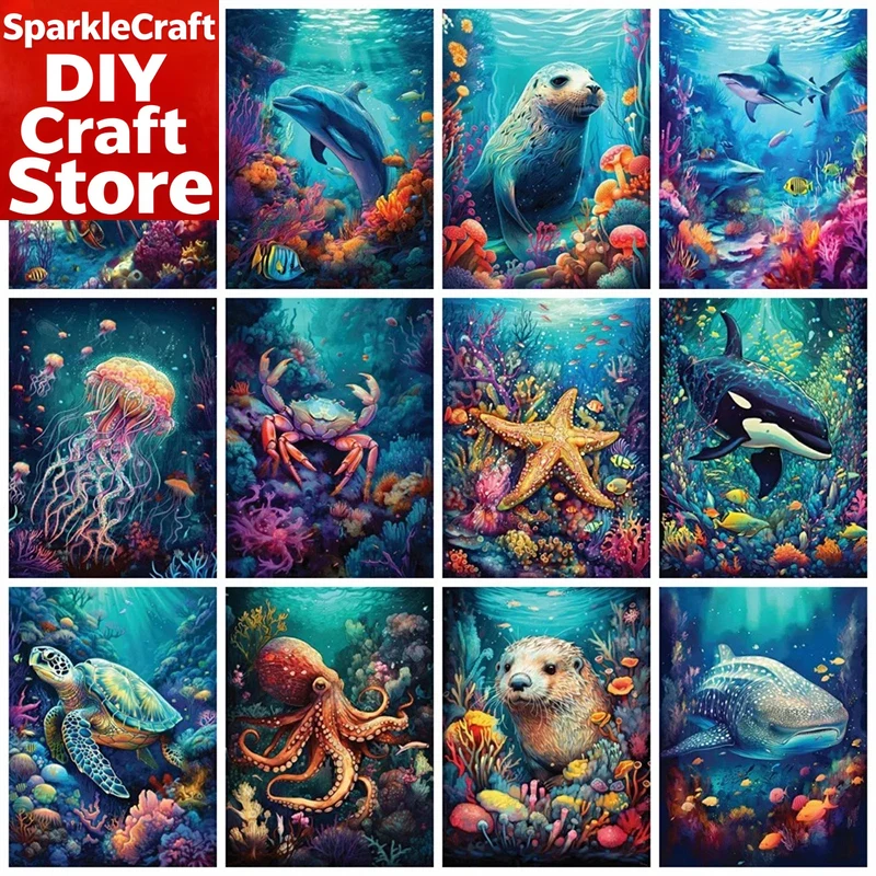 1PC frameless  Full Square Rou - огляд і ціна Photo Mosaic Print