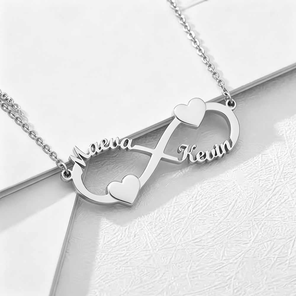 Custom Name Necklace Infinity  - огляд і ціна Name Necklace Custom