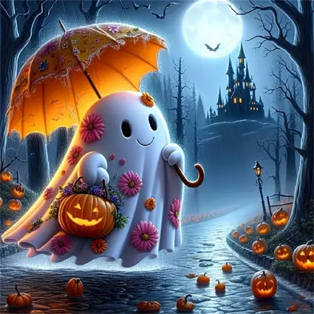 Night Ghost Diamond Painting F - огляд і ціна Photo Mosaic Print