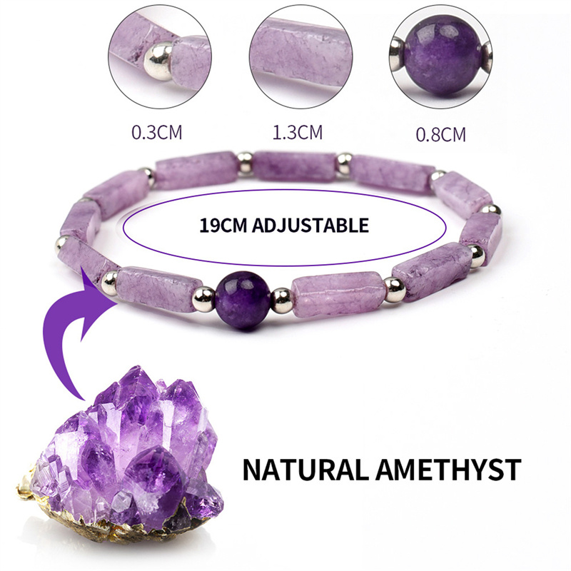 1Pcs Amethyst Body-purify Slim - огляд і ціна Coordinates Bracelet