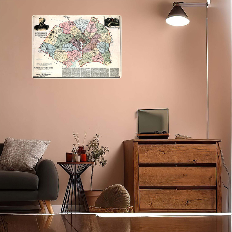 Map of Washington City Printed - огляд і ціна Custom Map Poster