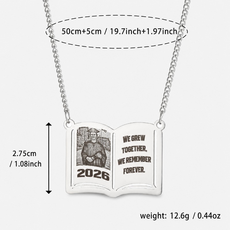 Custom Photo Book Necklace Sta - огляд і ціна Custom Photo Book