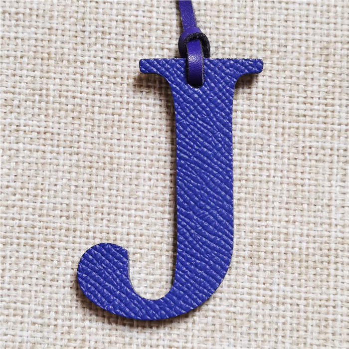 English Letter H I J K L M N A - огляд і ціна Monogram Keychain Leather