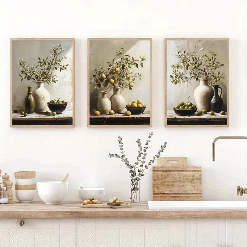 1pc Frameless  Retro Still Lif - огляд і ціна Family Tree Print
